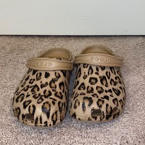 Cheetah crocs